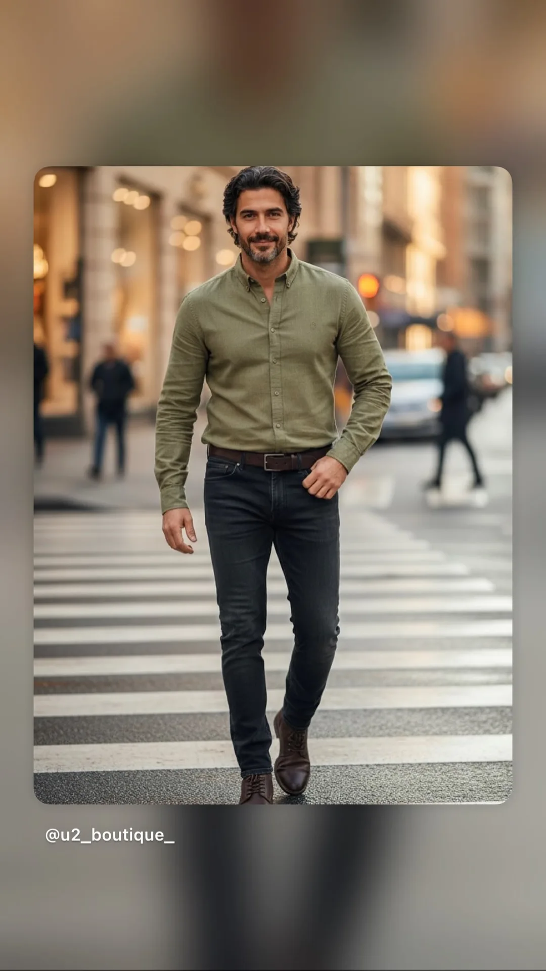 Chemise olive de la sélection homme